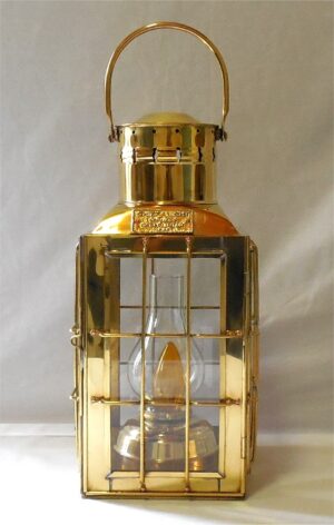 Brass Chief Lantern - 15"