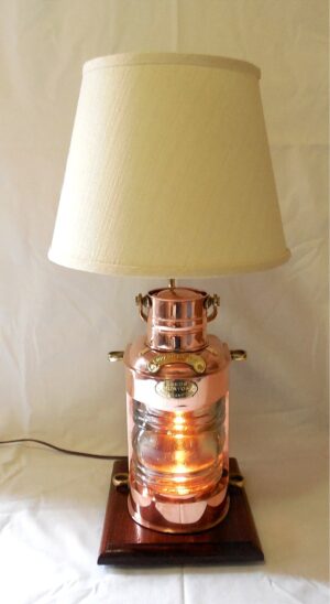 Copper Look-Out Lamp Table Lamp