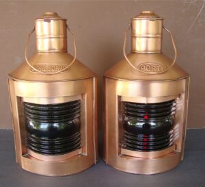 Port & Starboard Lamps - Antique Copper