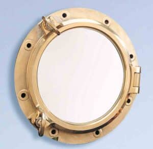 Heavy Duty Brass Porthole - 14.25"