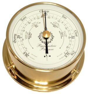 Brass Downeaster Barometer - 6"