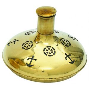 Captain's Brass Decanter