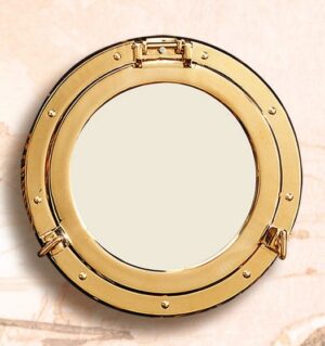 Brass Quality Porthole Mirror - 21"
