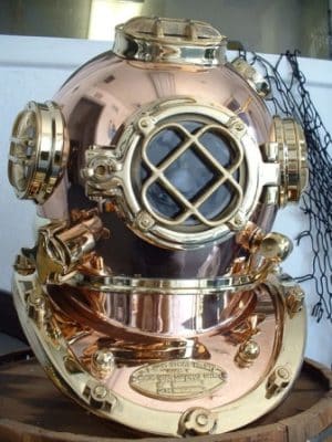 Diver's Helmet - Deluxe - U.S. Navy MK-V