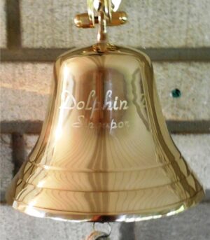 Brass Bell Engraving - 6"