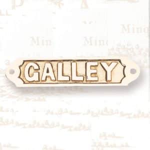 Brass "Galley" Name Plate