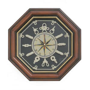 Knot Board Octagon Shadowbox Clock