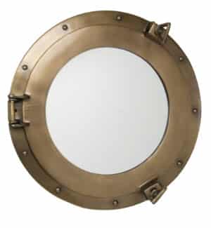 Porthole Mirror - Antique Bronze - 12"
