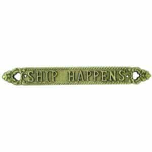 "Ship Happens" Name Plate