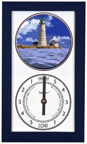Boston Lighthouse Wall Tide Clock.