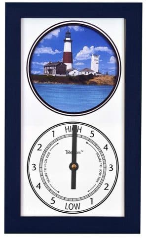 Montauk Point, NY Lighthouse - Wall Tide Clock
