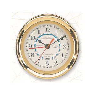 Captain's Time and Tide Clock - 7-1/2"