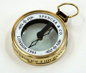 Brass Spencer Magnifying Compass