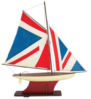 Pond Yacht - Union Jack Sails